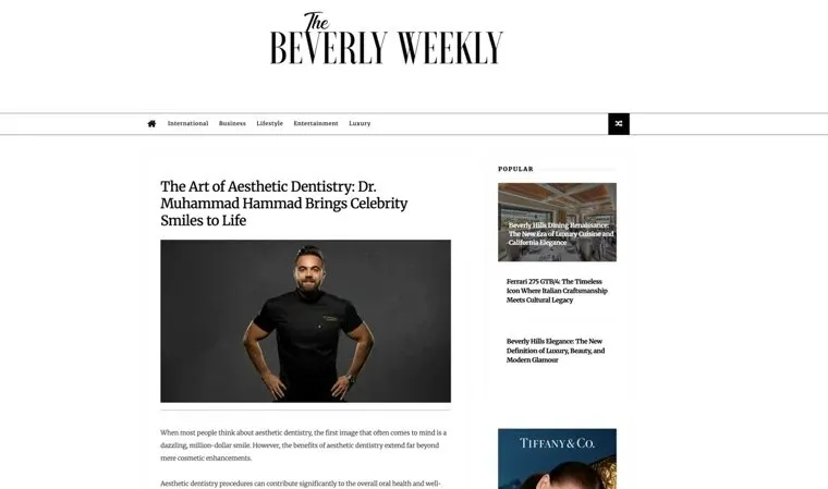 Beverly Weekly article featuring Dr. Muhammad Hammad