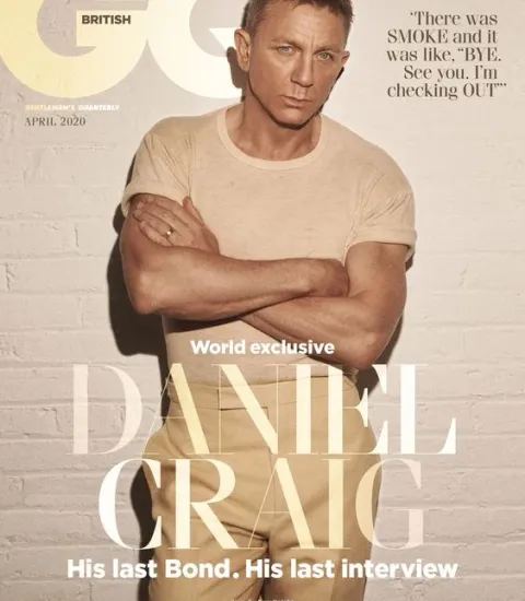 British GQ magazine cover